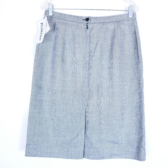 Pendleton Women Skirt Zip Button Back Pockets Size 14P - NWT - Picture 3 of 5